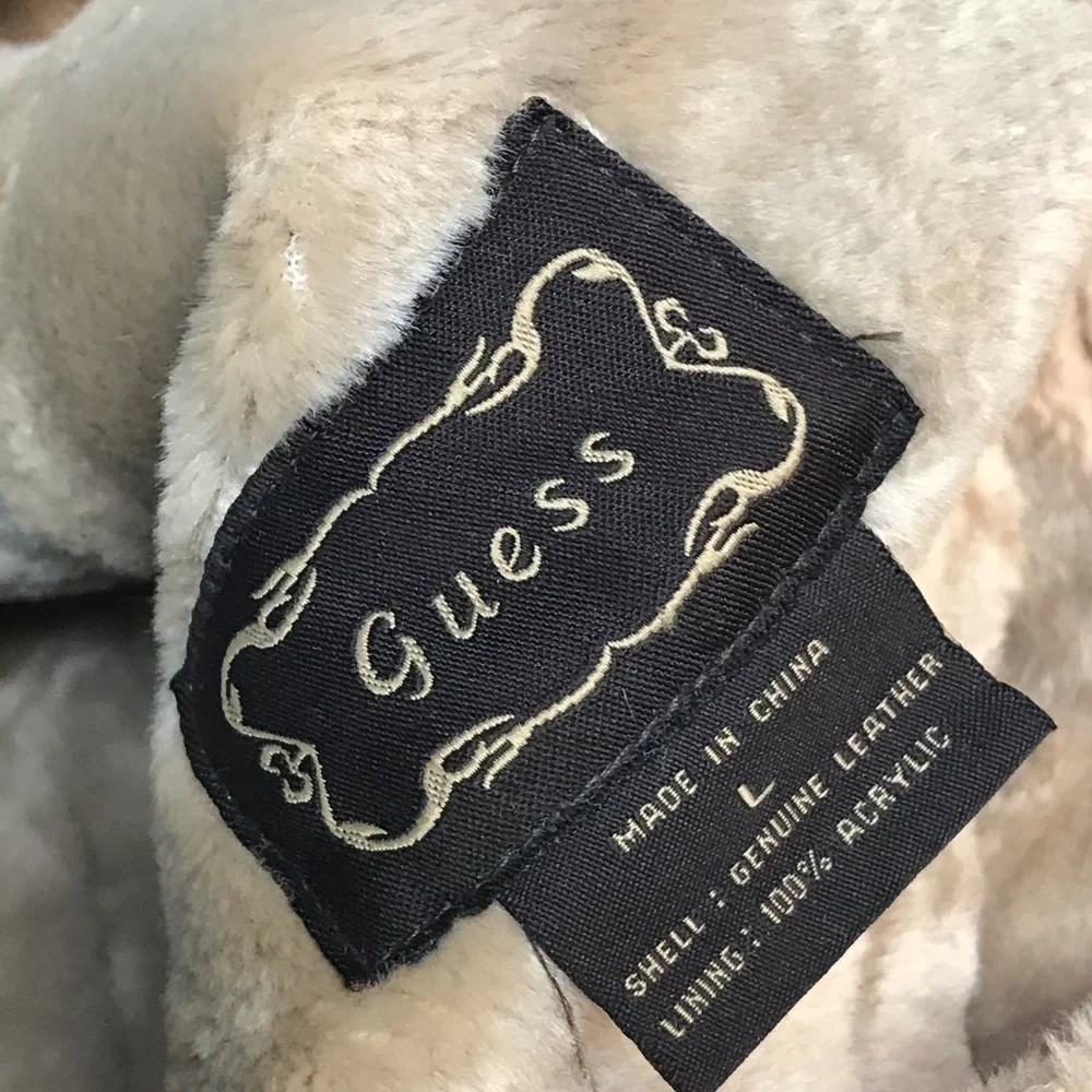 Vintage Guess Suede Patchwork Jacket